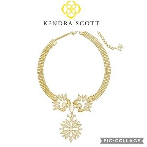 Kendra Scott Isabella Choker Necklace in Gold. NWOT.